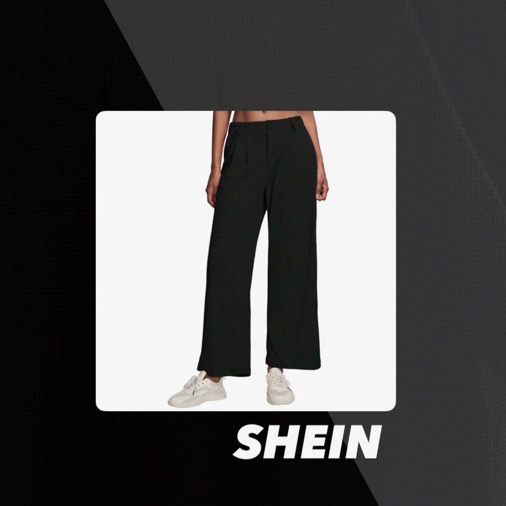 EUC Shein Black Wide Leg Pants